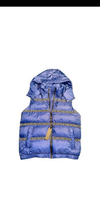 Versace Elegant Black Logo Band Vest with Detachable Hood - ACCEXO