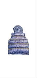 Versace Elegant Black Logo Band Vest with Detachable Hood - ACCEXO