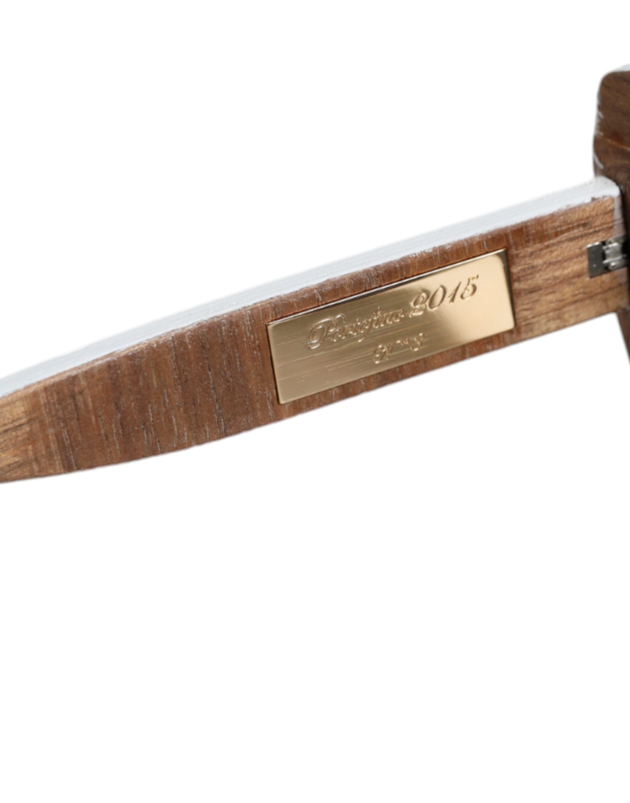 Dolce & Gabbana Multicolor Wood Crystal Brass Frame Floral Hand Paint Sunglasses - ACCEXO