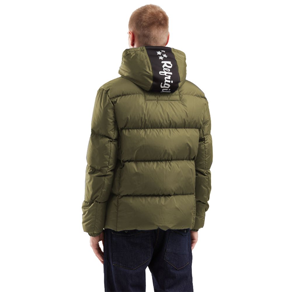 Refrigiwear Green Nylon Men Jacket - ACCEXO