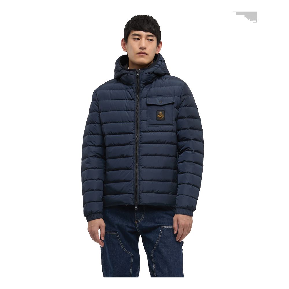 Refrigiwear Blue Nylon Men Jacket - ACCEXO