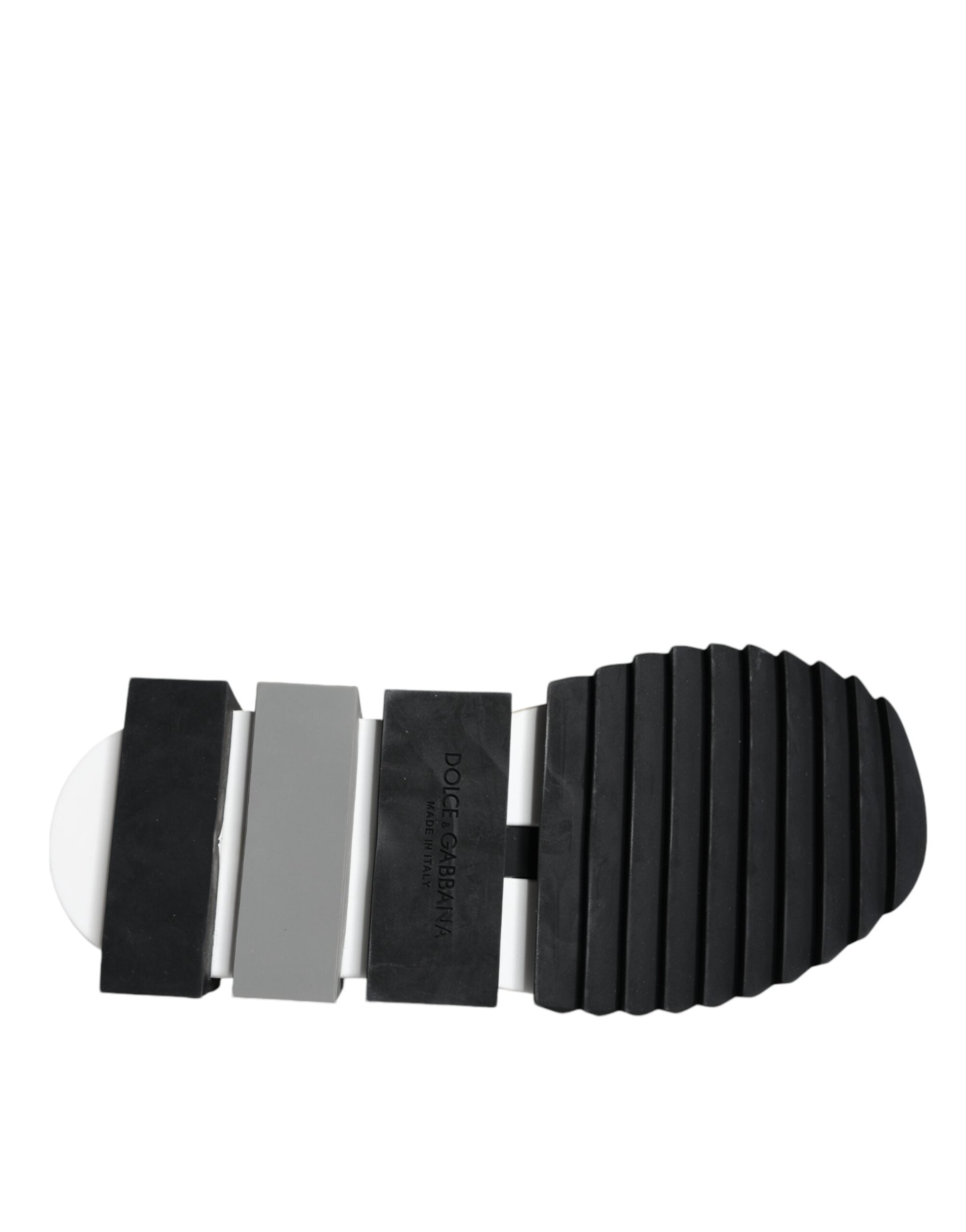 Dolce & Gabbana Black White Sorrento Low Top Sneakers Shoes - ACCEXO