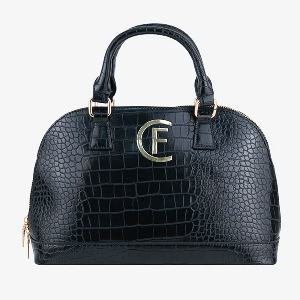 CRISTINAEFFE Black Artificial Leather Women Handbag - ACCEXO