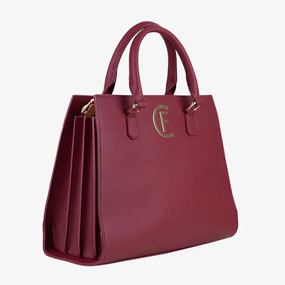 CRISTINAEFFE Red Artificial Leather Women Crossbody Bag - ACCEXO