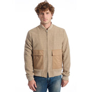Roberto Pepe Luxury Beige Wool Men Jacket - ACCEXO