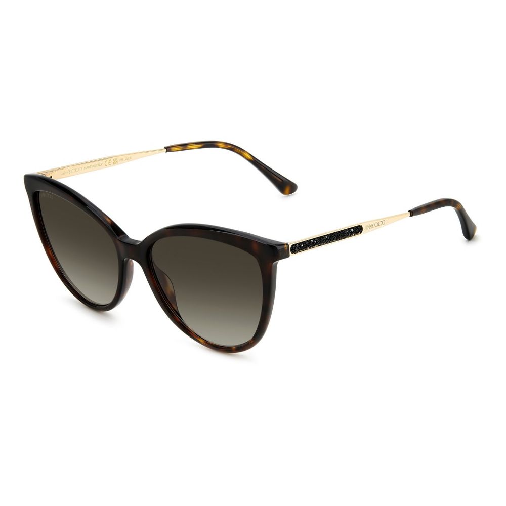 Jimmy Choo Brown Metal Sunglasses - ACCEXO
