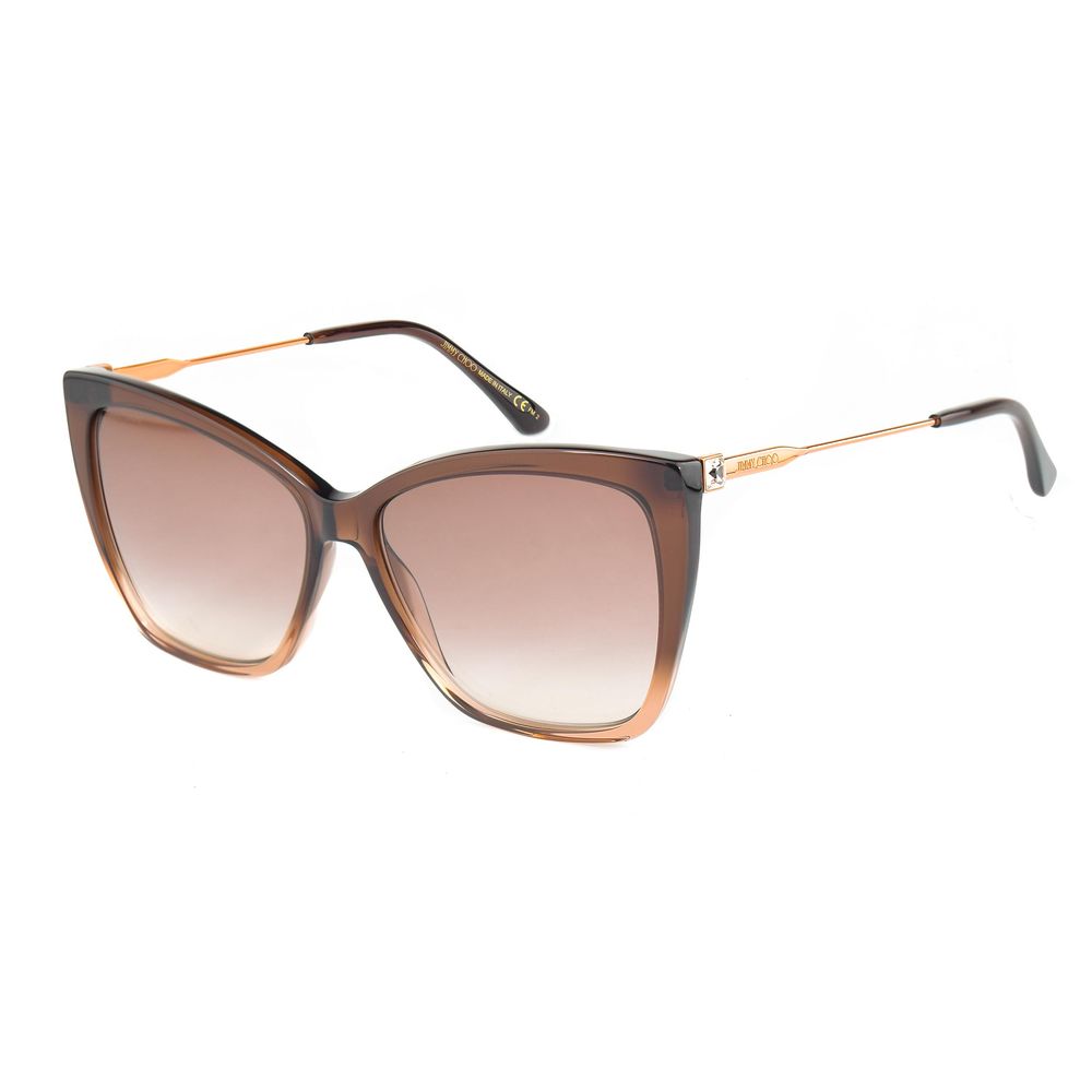 Jimmy Choo Brown Metal Sunglasses - ACCEXO