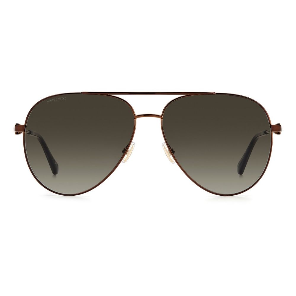 Jimmy Choo Brown Metal Sunglasses - ACCEXO