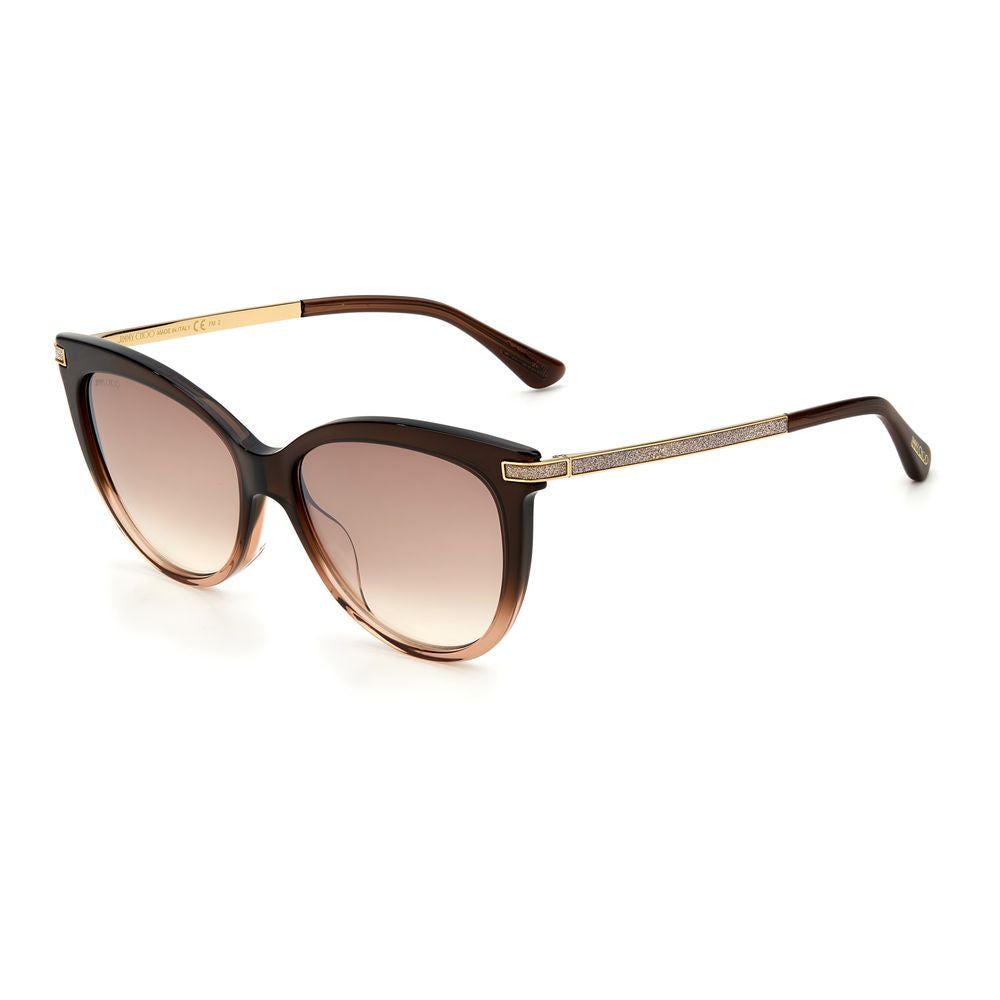 Jimmy Choo Brown Acetate Sunglasses - ACCEXO