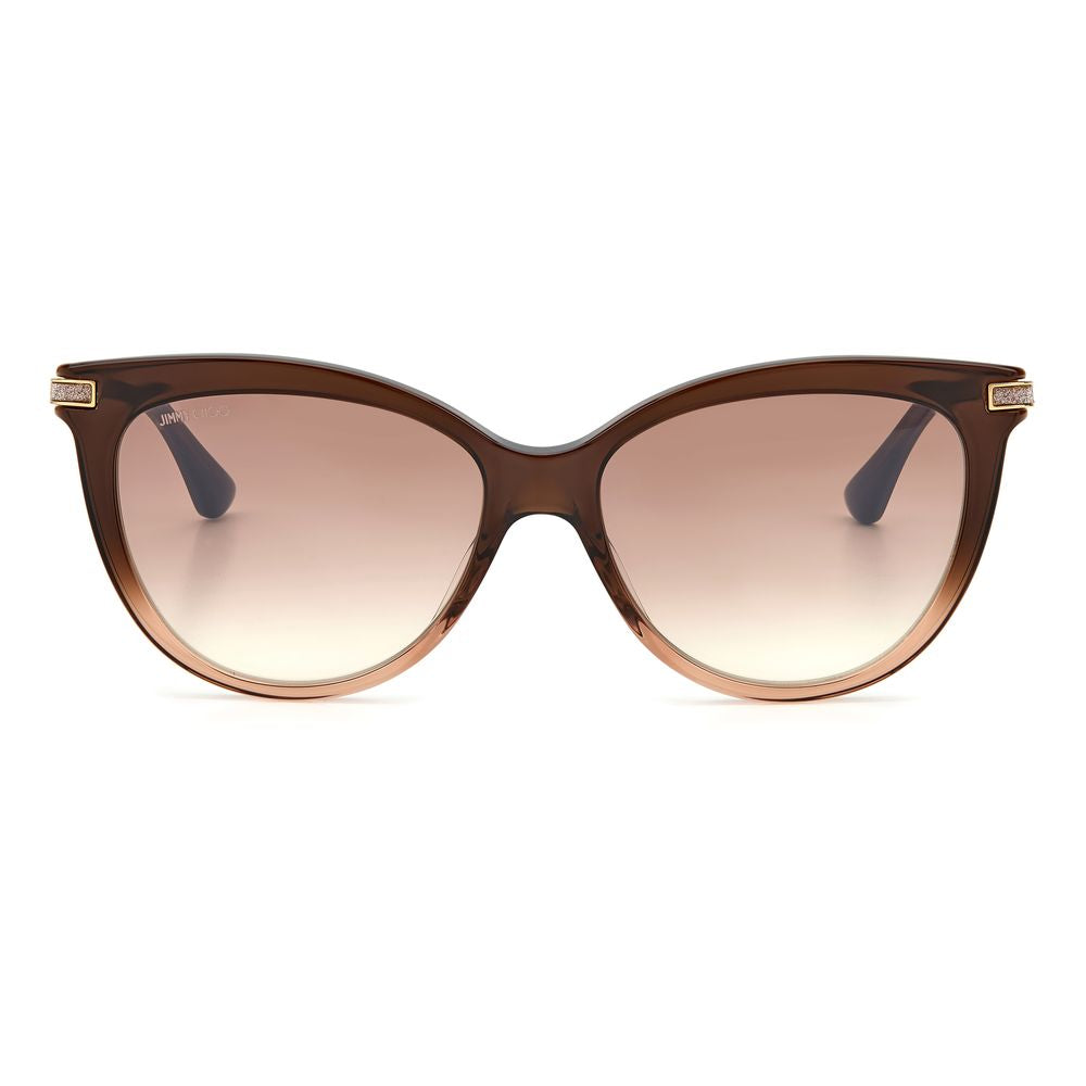 Jimmy Choo Brown Acetate Sunglasses - ACCEXO