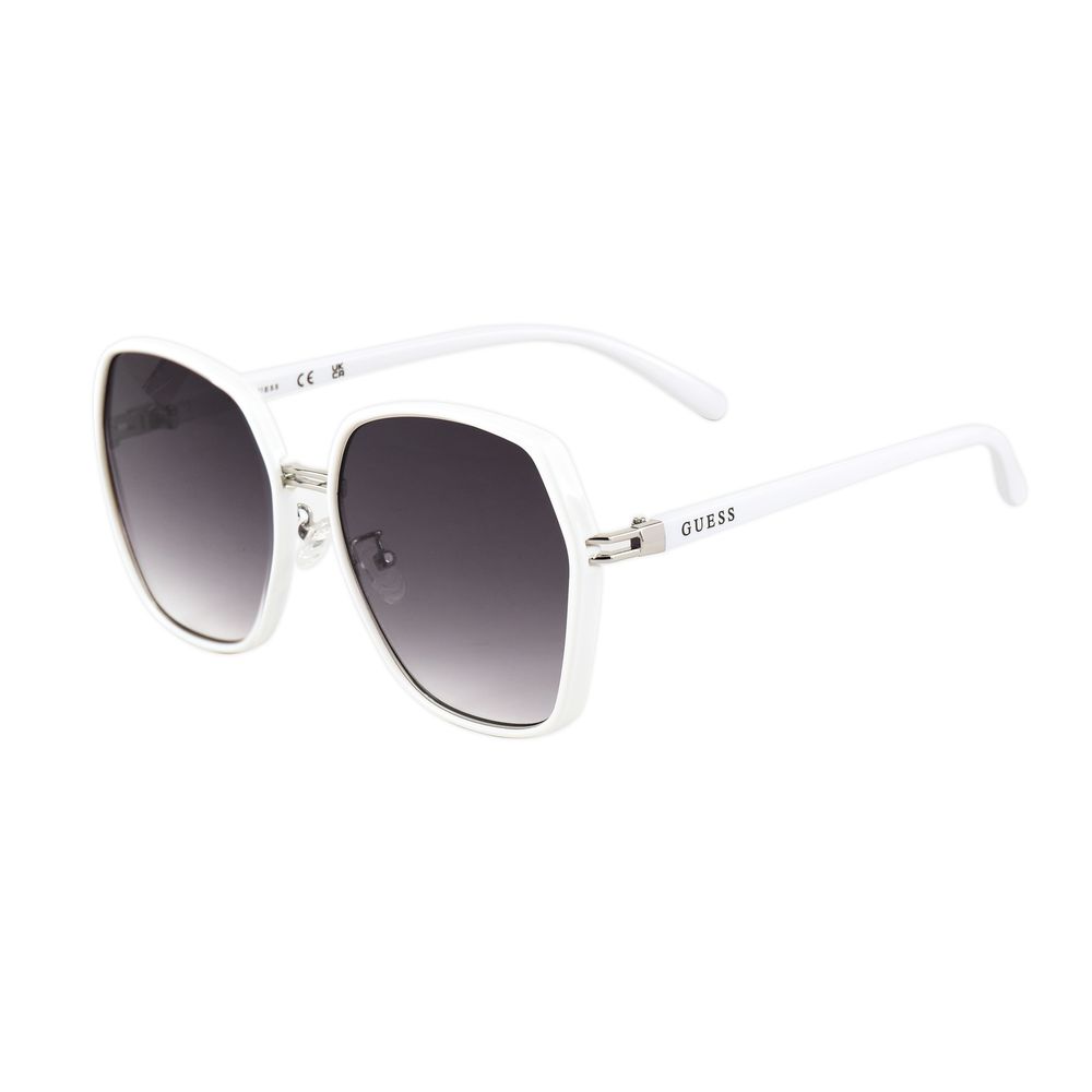 Guess White Metal Sunglasses - ACCEXO