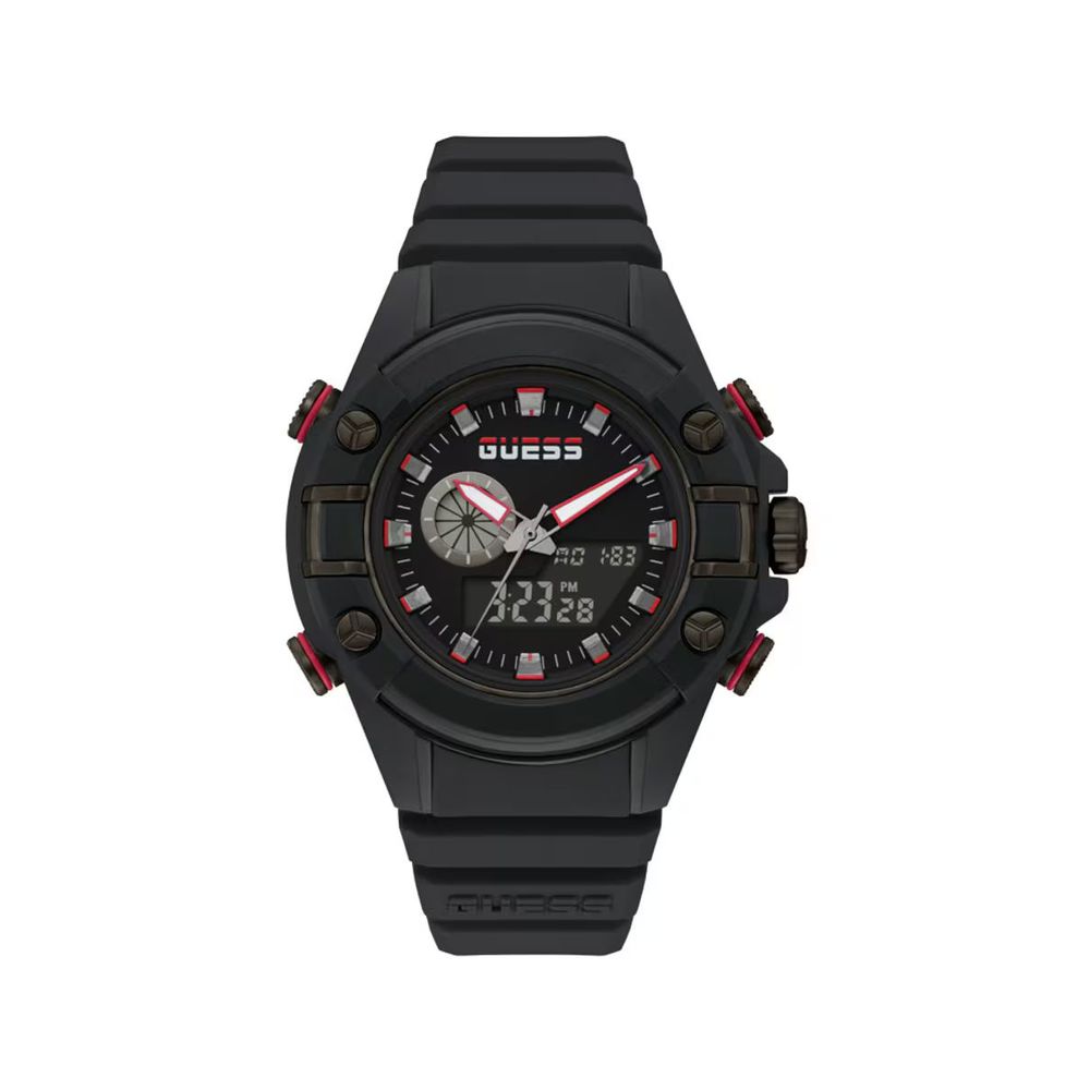 Guess Black Resin Watch - ACCEXO