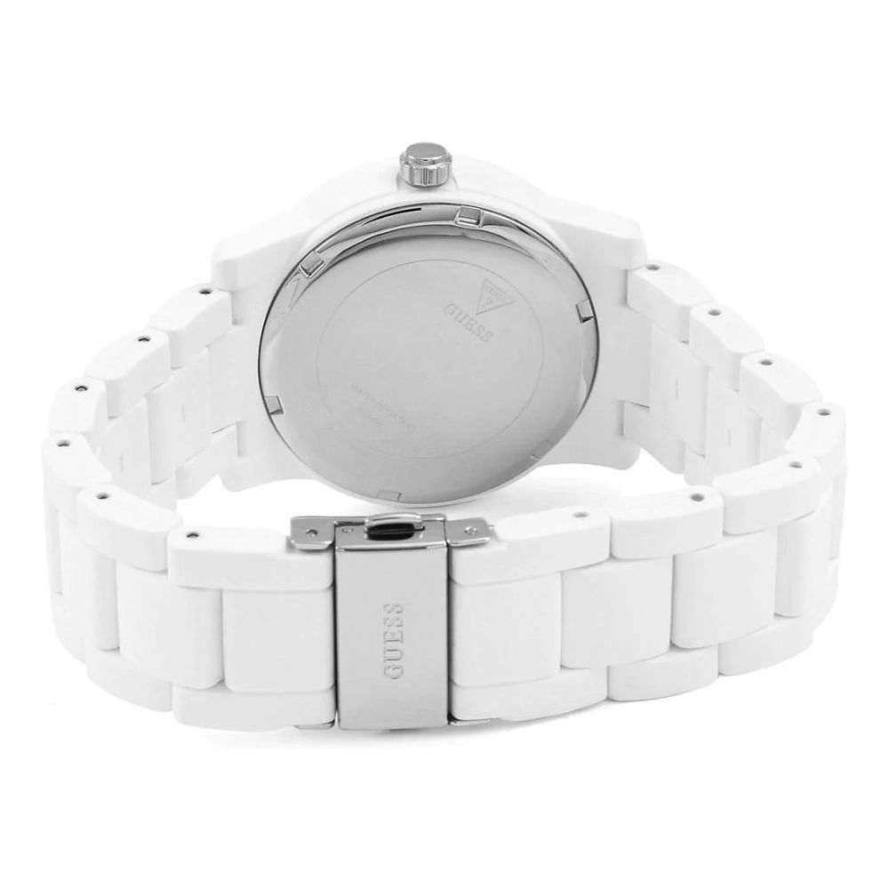 Guess White Rubber Watch - ACCEXO