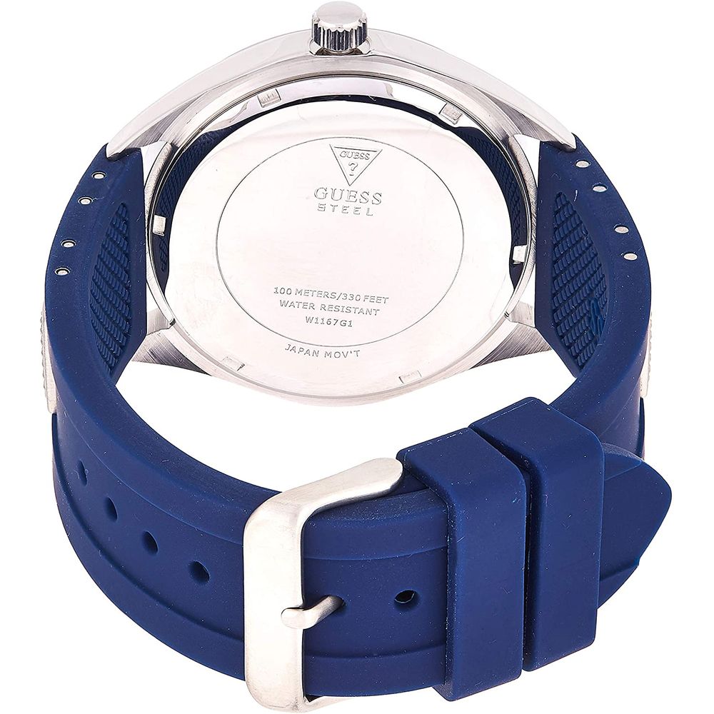 Guess Blue Silicone Watch - ACCEXO