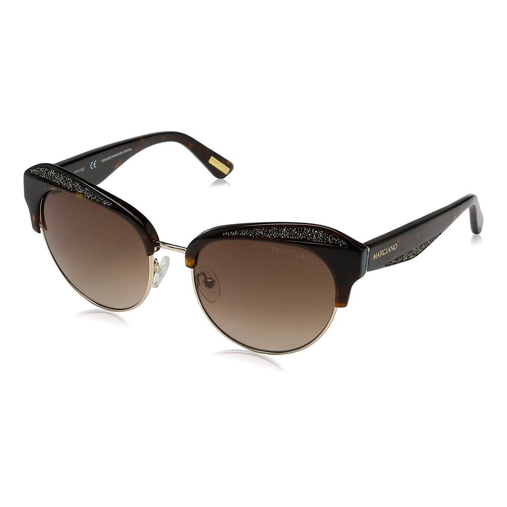 Marciano by Guess Brown Acetate Sunglasses - ACCEXO