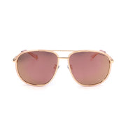 Polaroid Rose Gold Metal Sunglasses - ACCEXO
