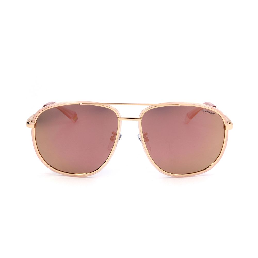 Polaroid Rose Gold Metal Sunglasses - ACCEXO