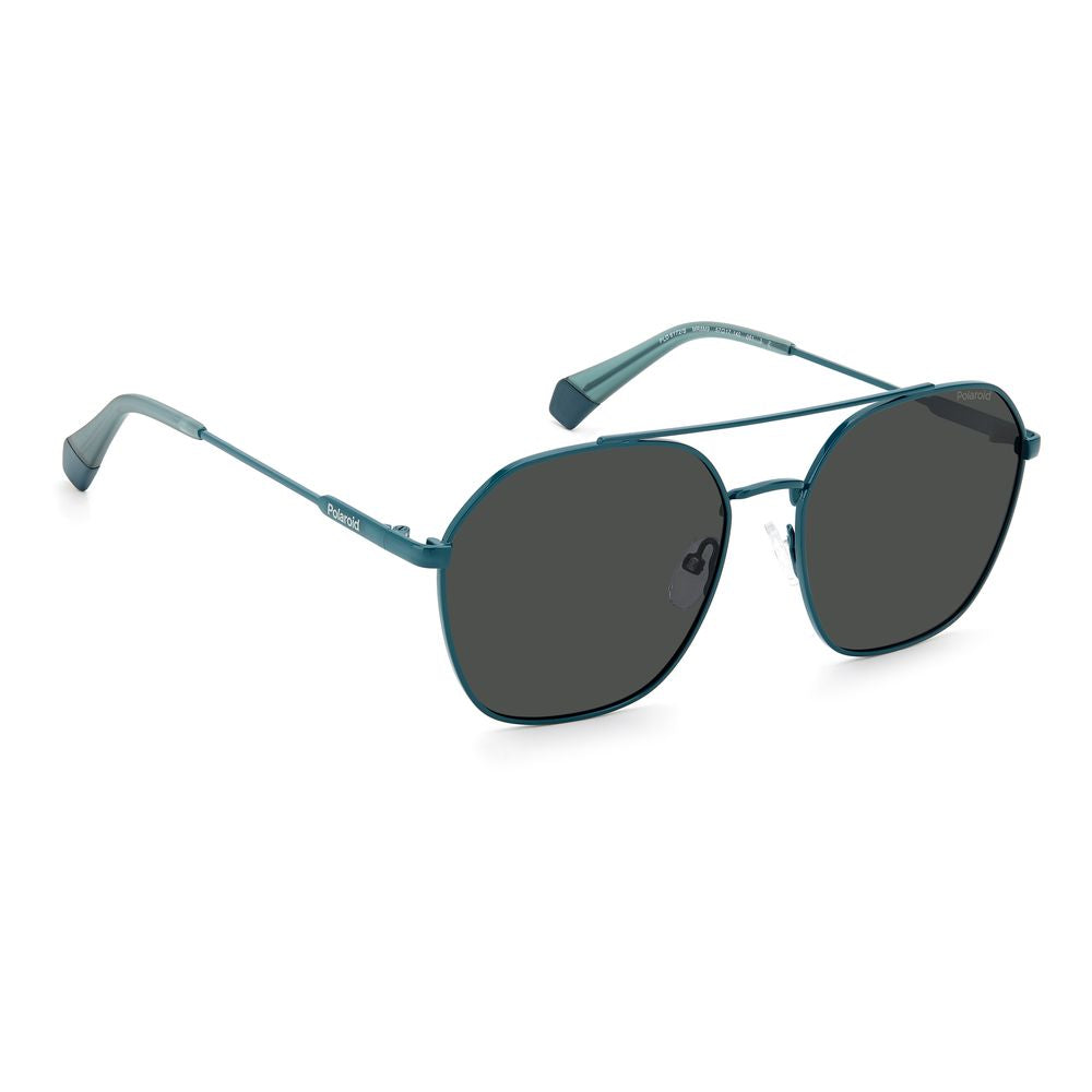 Polaroid Blue Stainless Steel Sunglasses - ACCEXO