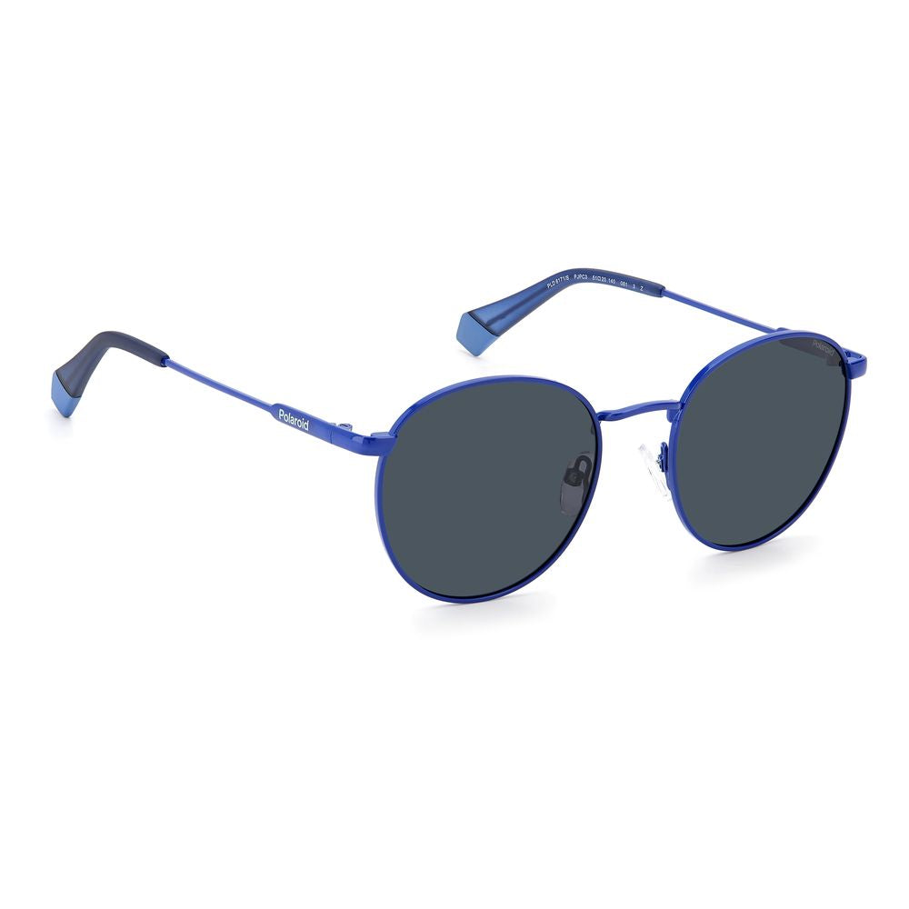 Polaroid Blue Stainless Steel Sunglasses - ACCEXO