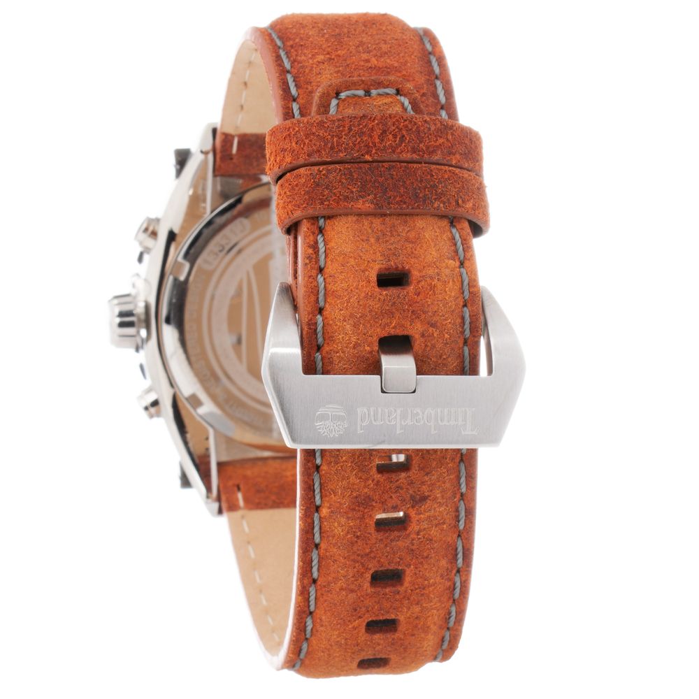 Timberland Brown Leather Watch - ACCEXO