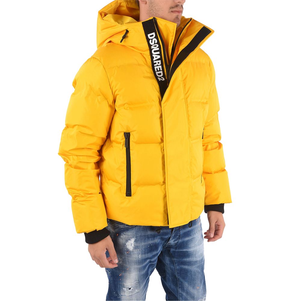 Dsquared² Yellow Nylon Men Jacket - ACCEXO