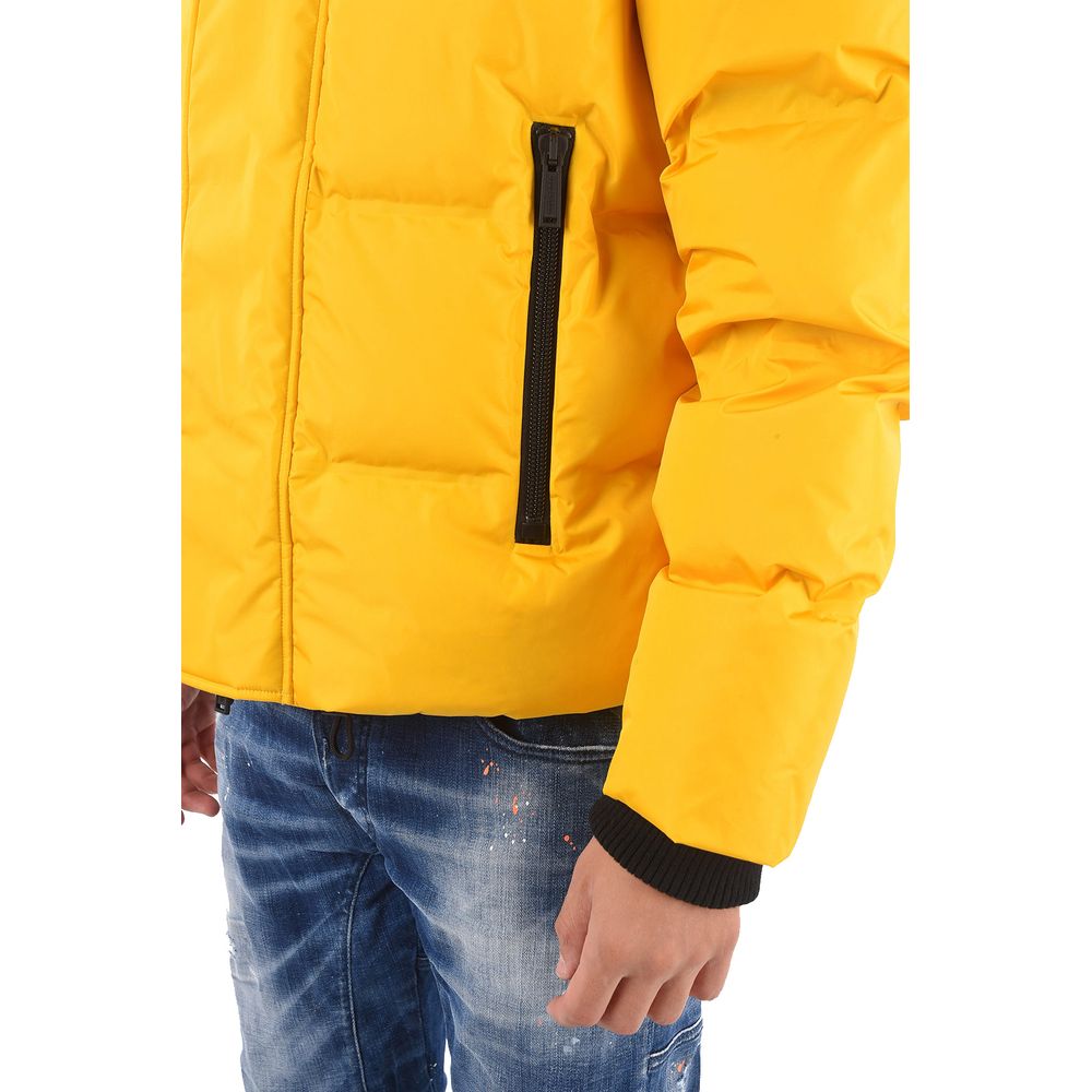 Dsquared² Yellow Nylon Men Jacket - ACCEXO