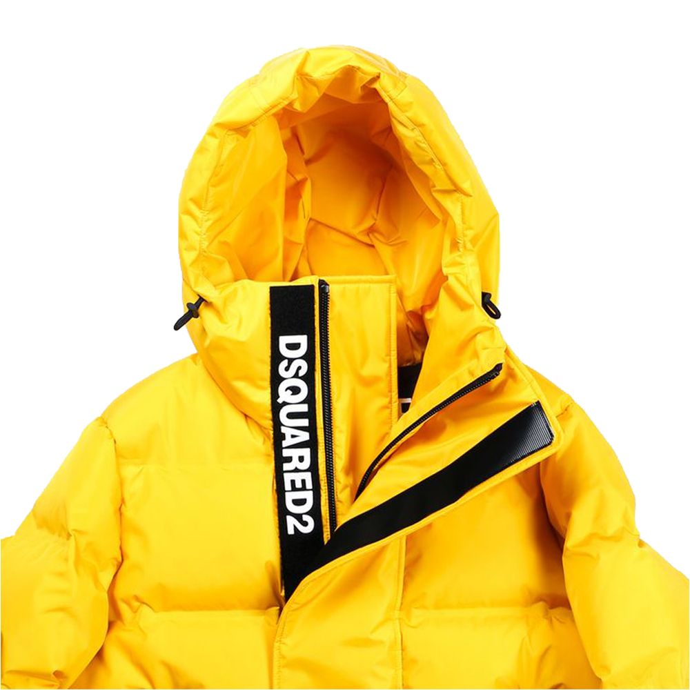 Dsquared² Yellow Nylon Men Jacket - ACCEXO