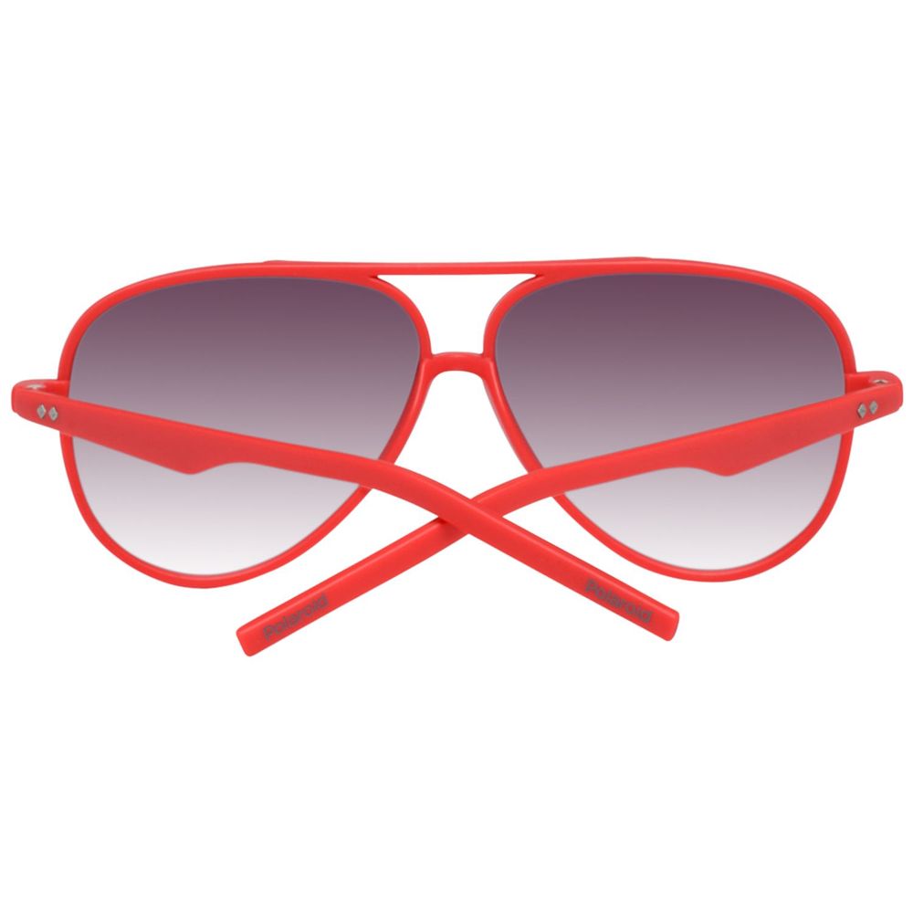 Polaroid Red Plastic Sunglasses - ACCEXO