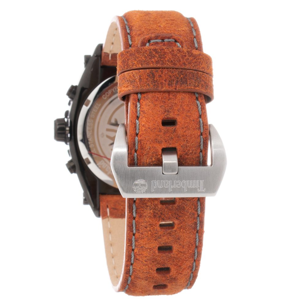 Timberland Brown Leather Watch - ACCEXO