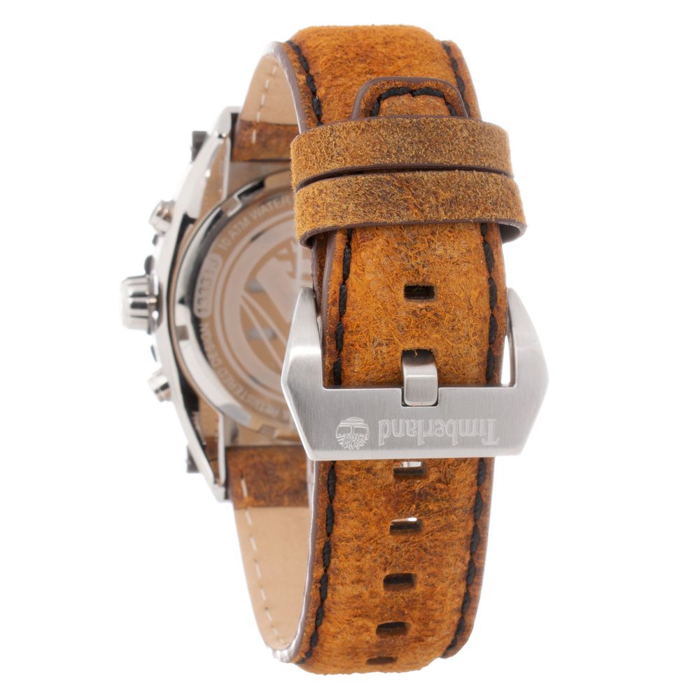 Timberland Brown Leather Watch - ACCEXO