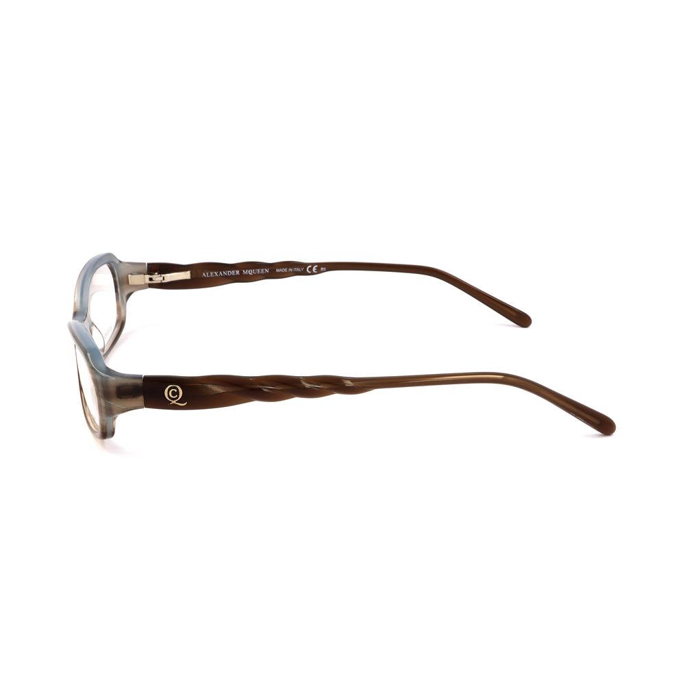 Alexander McQueen Brown Acetate Frames - ACCEXO