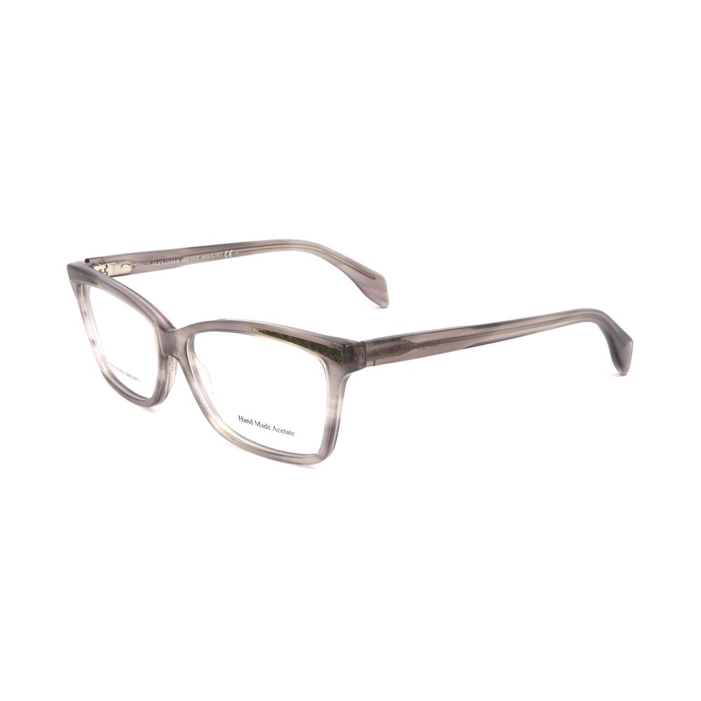 Alexander McQueen Gray Acetate Frames - ACCEXO