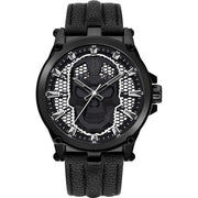 Police Black Leather Watch - ACCEXO
