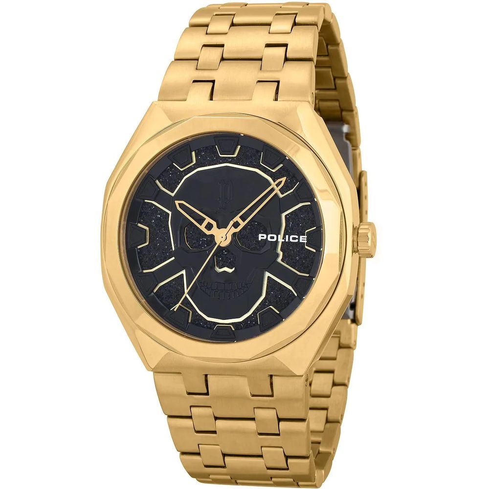 Police Gold Stainless Steel Dress Watch Main image