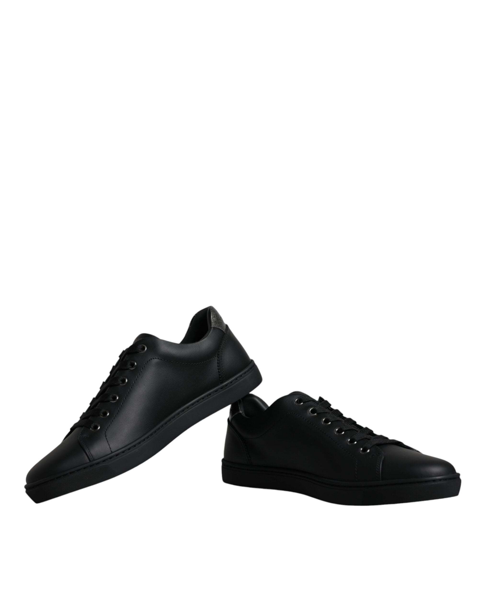 Dolce & Gabbana Black London Sacred Heart Men Sneakers Shoes - ACCEXO