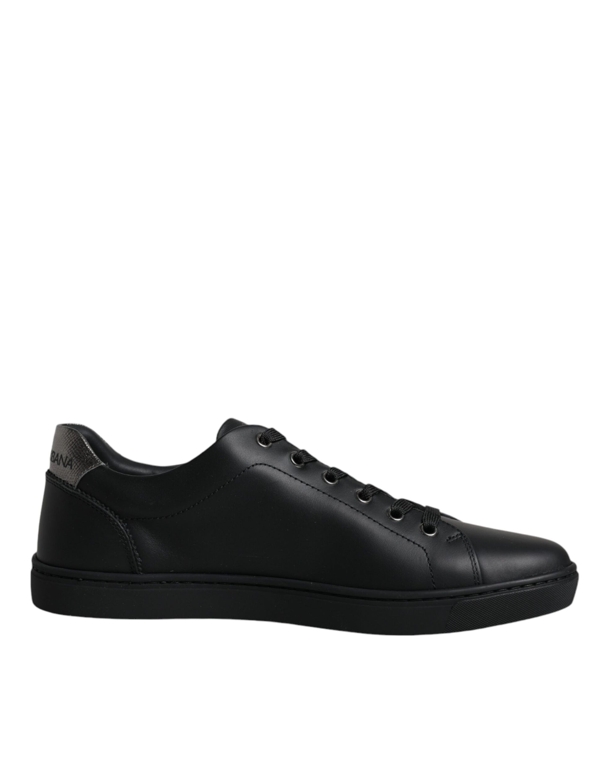 Dolce & Gabbana Black London Sacred Heart Men Sneakers Shoes - ACCEXO