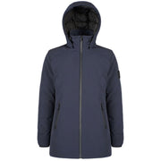 Yes Zee Blue Nylon Men's Down Jacket