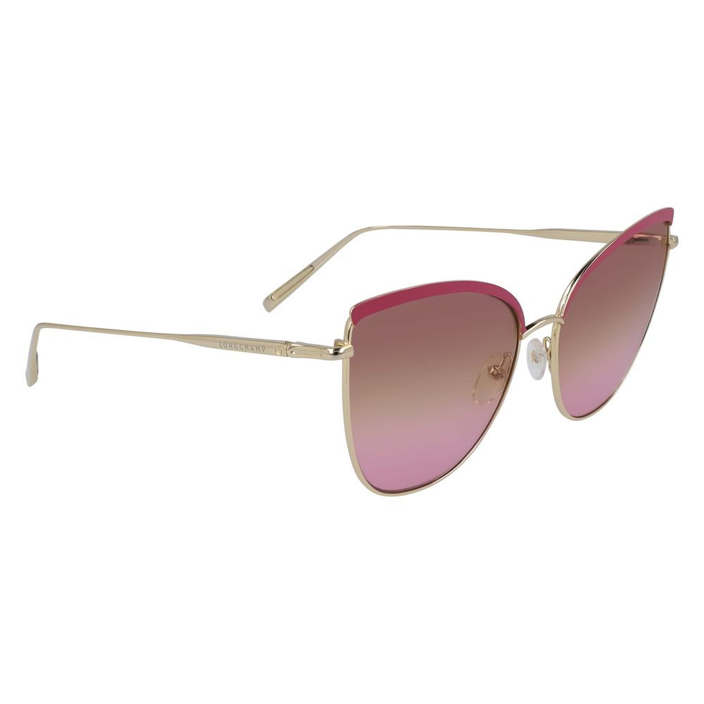 Longchamp Gold Metal Sunglasses - ACCEXO