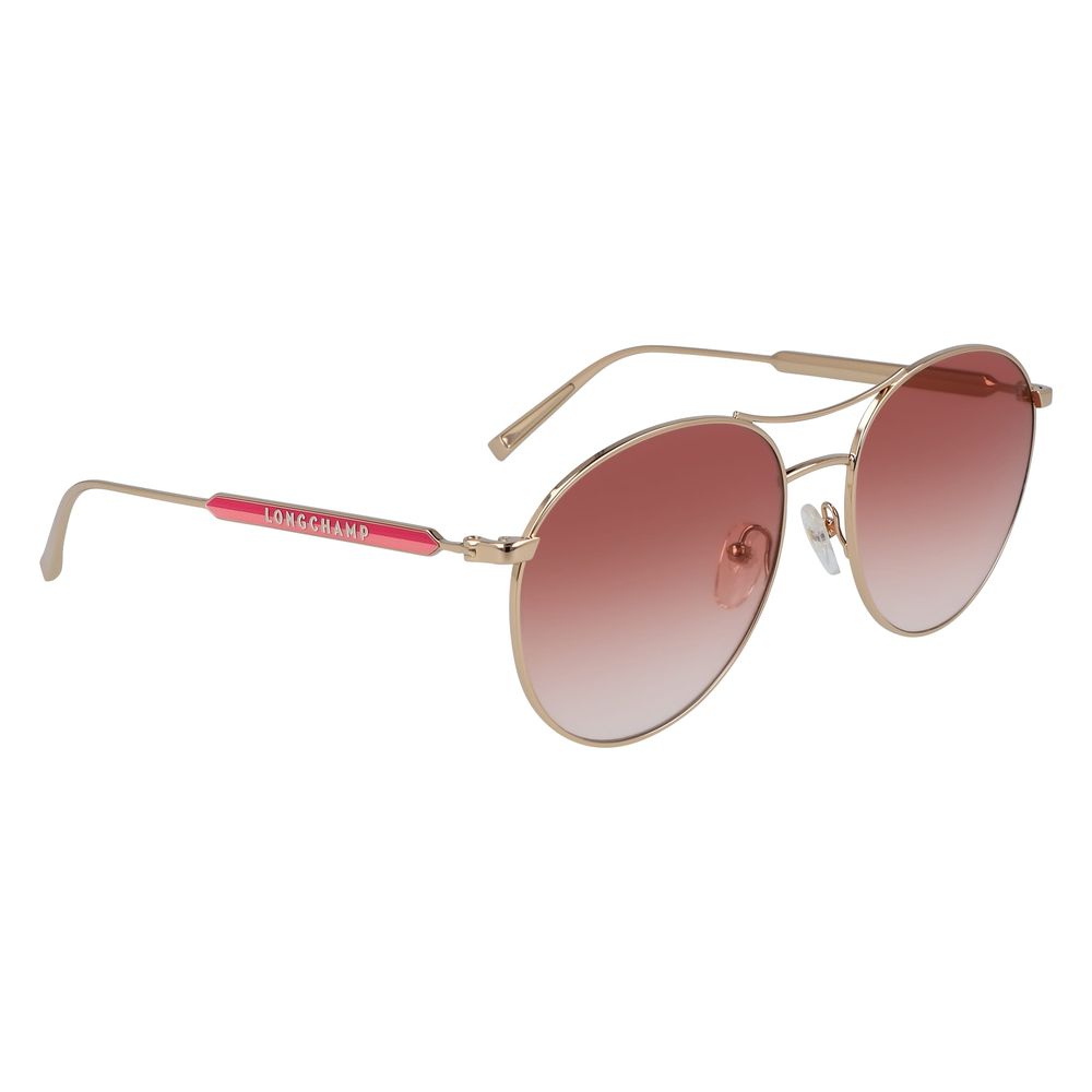 Longchamp Gold Metal Sunglasses - ACCEXO