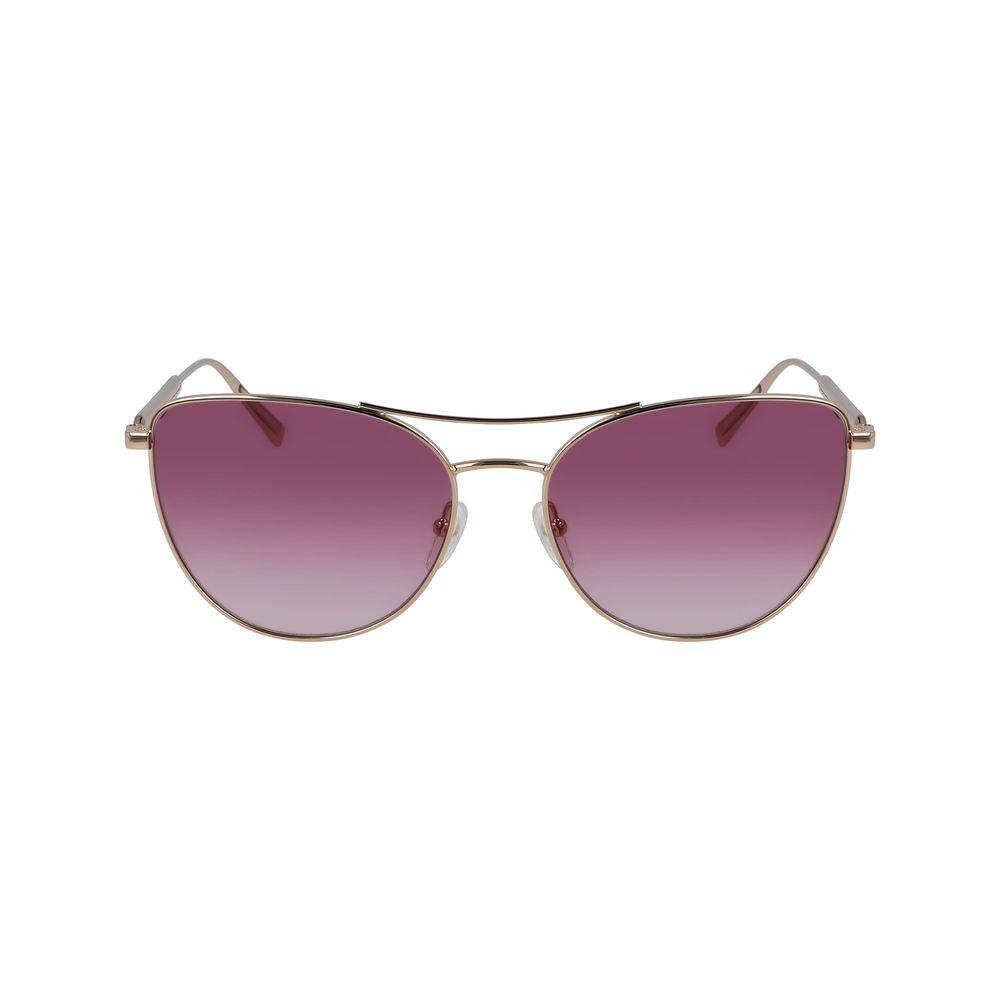 Longchamp Rose Gold Metal Sunglasses - ACCEXO