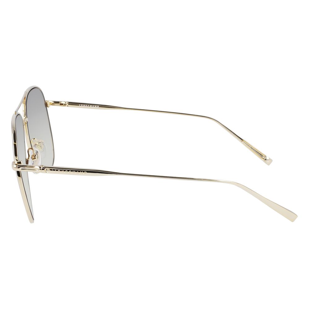 Longchamp Gold Metal Sunglasses - ACCEXO