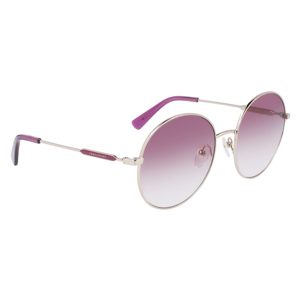 Longchamp Gold Metal Sunglasses - ACCEXO
