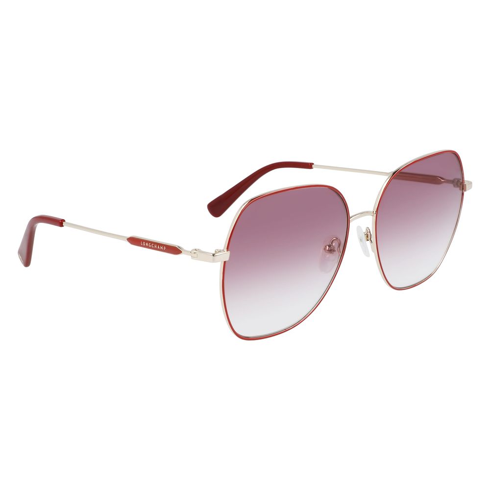 Longchamp Red Metal Sunglasses - ACCEXO