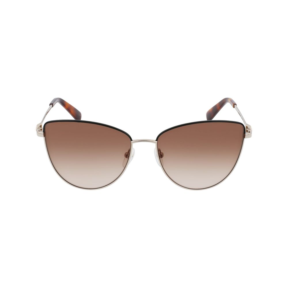 Longchamp Gold Metal Sunglasses - ACCEXO