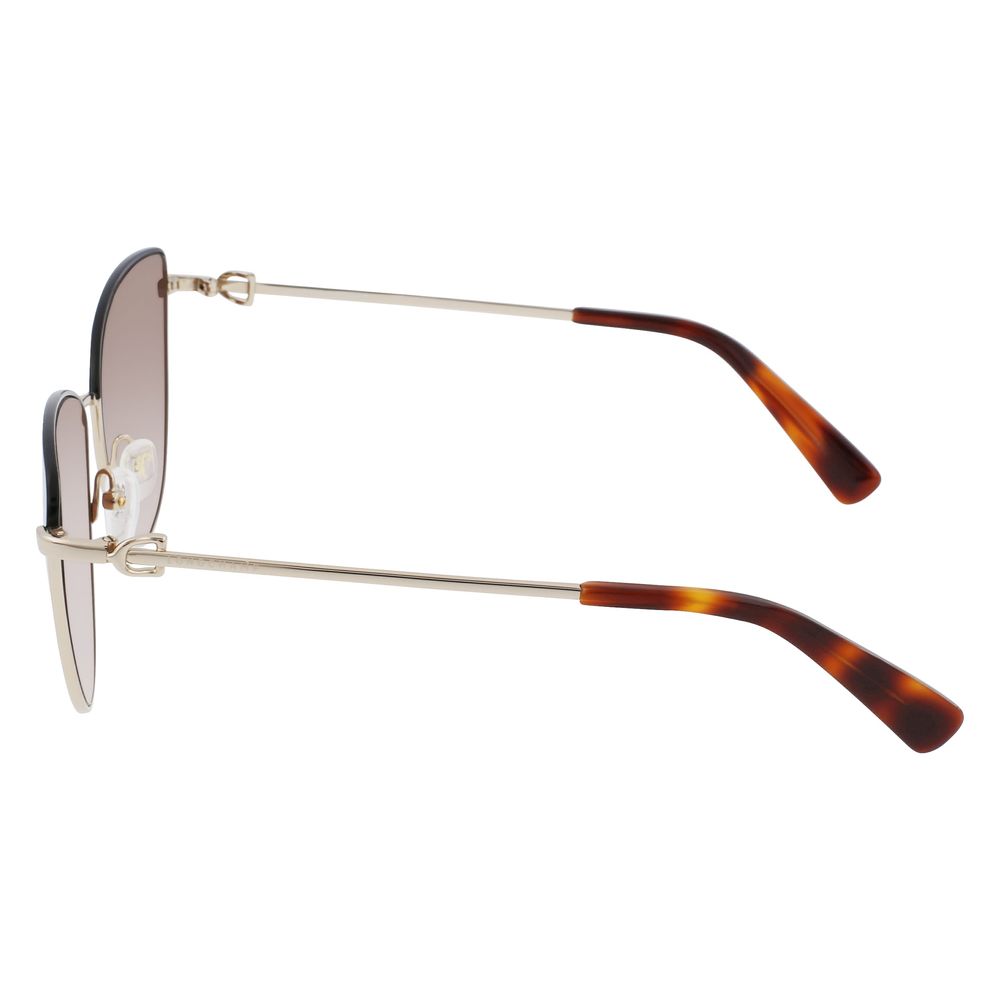 Longchamp Gold Metal Sunglasses - ACCEXO