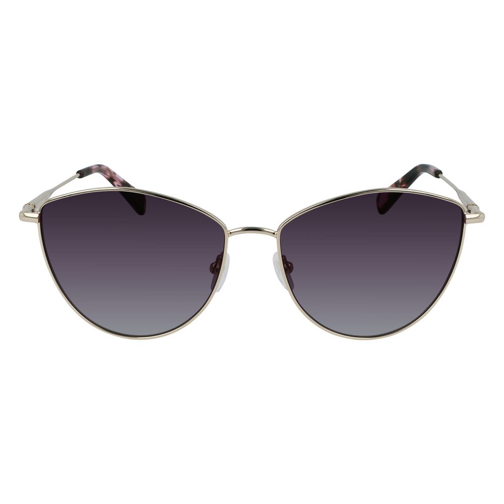 Longchamp Gold Metal Sunglasses - ACCEXO