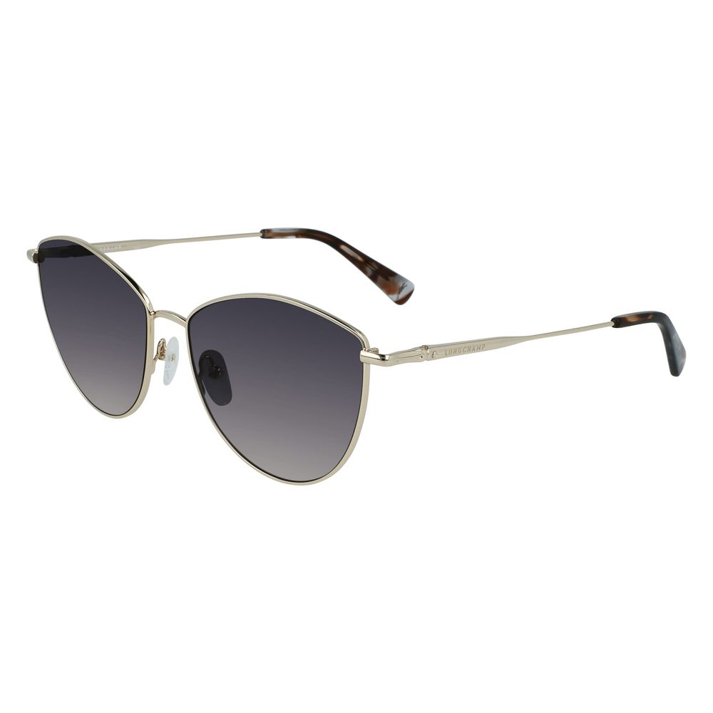Longchamp Gold Metal Sunglasses - ACCEXO