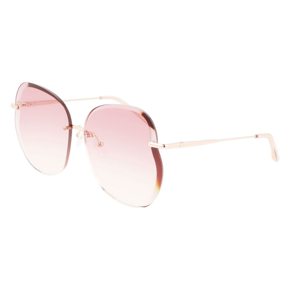 Longchamp Rose Gold Metal Sunglasses - ACCEXO