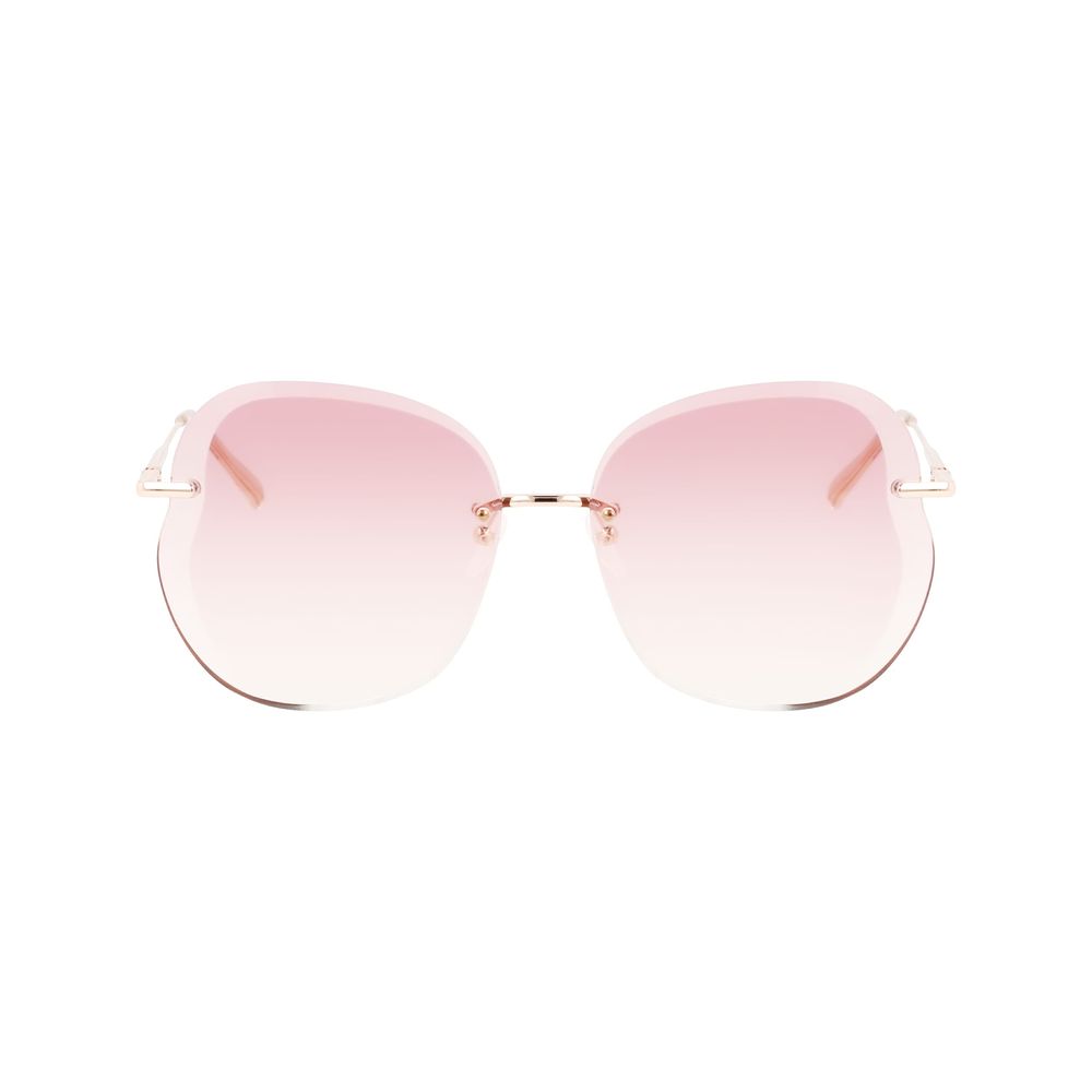 Longchamp Rose Gold Metal Sunglasses - ACCEXO