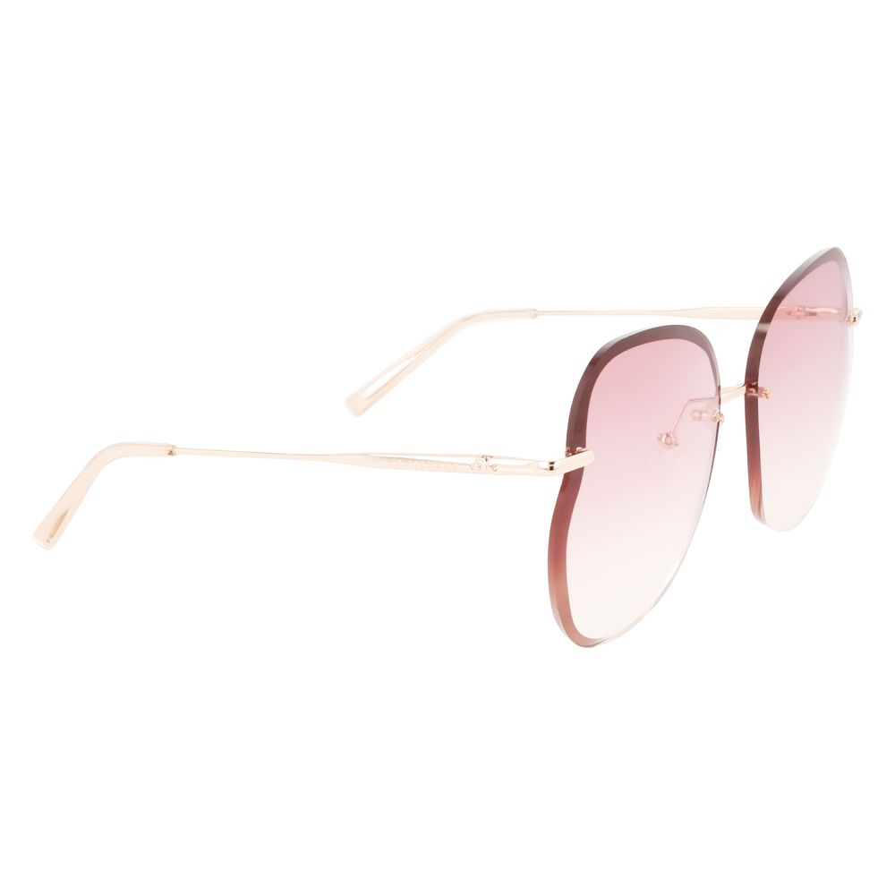 Longchamp Rose Gold Metal Sunglasses - ACCEXO